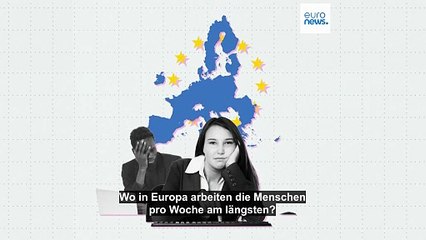Wo und in welchen Bereichen ist die Wochenarbeitszeit in Europa am höchsten?