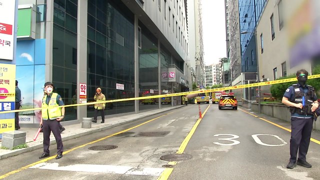 광주 주차장 이산화탄소 설비 파손...7명 가스 흡입 / YTN