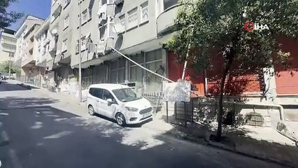 4 yaşındaki çocuk balkondan düştü! O anlar kamerada