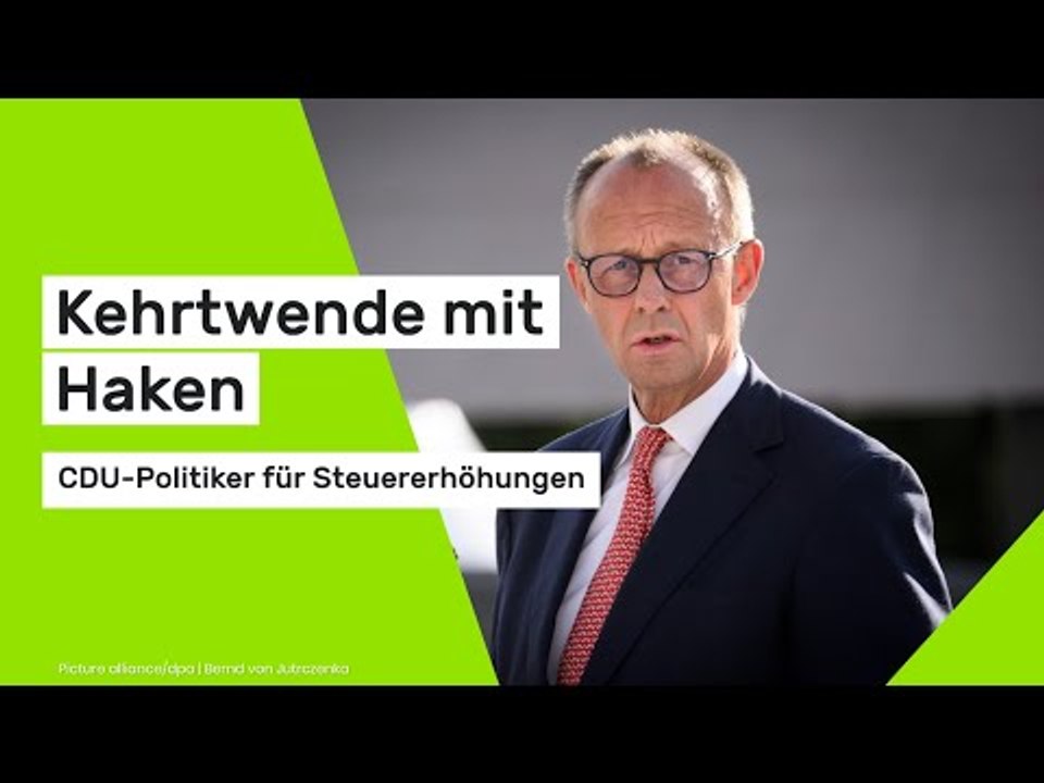Kehrtwende mit Haken: CDU-Politiker für Steuererhöhungen