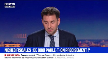 Le Radar BFMTV - Niches fiscales, de quoi parle-t-on précisément?