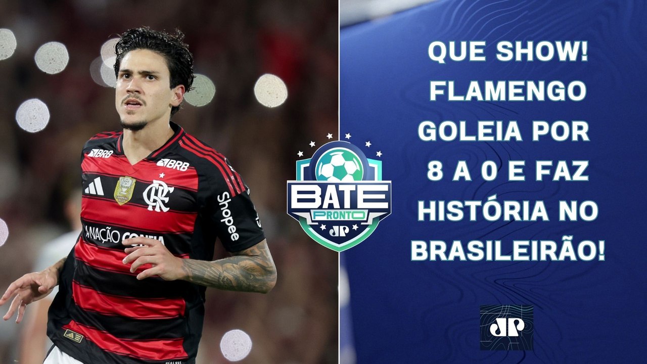 HISTÓRICO! Flamengo GOLEIA por 8 a 0 e IMPRESSIONA; Palmeiras VENCE e SEGUE LOGO ATRÁS | BATE-PRONTO