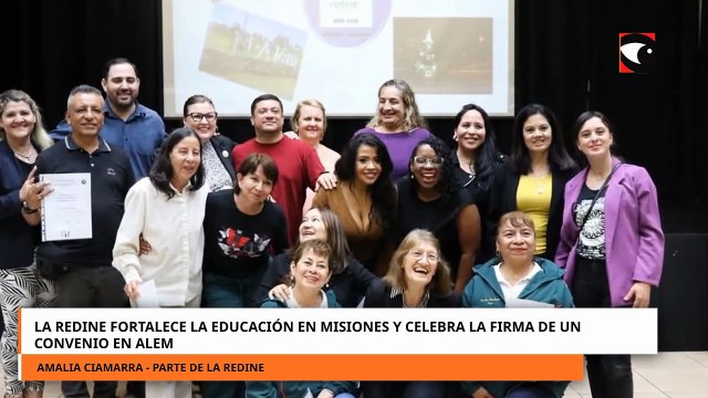 La Redine fortalece la educación en Misiones y celebra la firma de un convenio en Alem