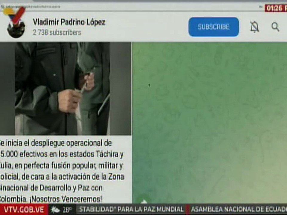 GJ Padrino López da inicio  al despliegue de 15 mil efectivos en los estados Táchira y Zulia