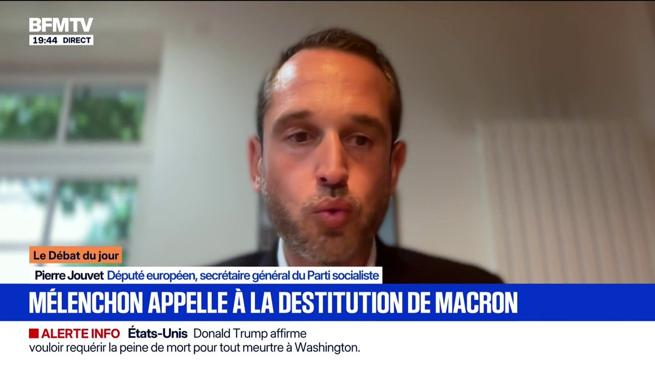 8 septembre: "La destitution du président de la République ne changera pas la situation de blocage de l'Assemblée nationale", annonce Pierre Jouvet député européen PS