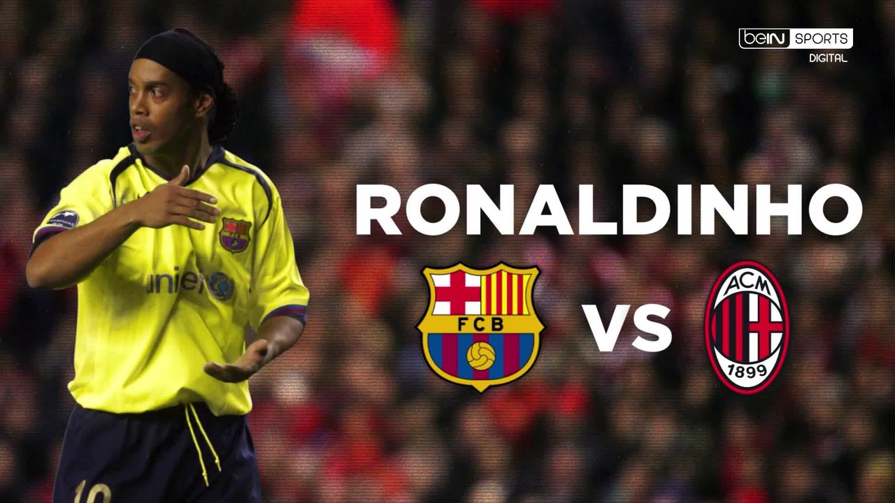 Unforgettable Ronaldinho Barcelona Goal vs AC Milan | Best Champions League Goals