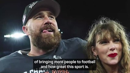 Taylor Swift and Travis Kelce romance helping NFL grow - Mahomes