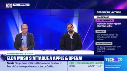 Elon Musk s'attaque à Apple et OpenAI - 26/08