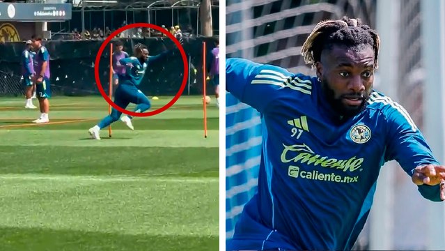 Allan Saint-Maximin sigue conquistando la cancha del América y vuelve a brillar en los entrenamientos