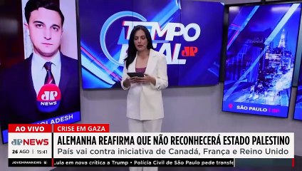 Alemanha não irá reconhecer o Estado Palestino, diz chanceler | TEMPO REAL