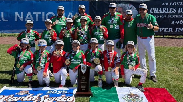 Selección Mexicana se corona como campeones del mundo en el Béisbol Infantil venciendo a Estados Unidos