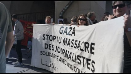 A Bruxelles cerimonia in onore dei giornalisti uccisi a Gaza
