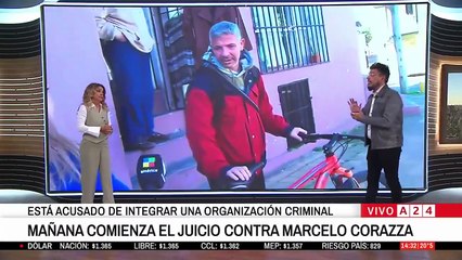 A24.com - 📢 MARCELO CORAZZA： MAÑANA COMIENZA EL JUICIO  Será juzgado por trata,...