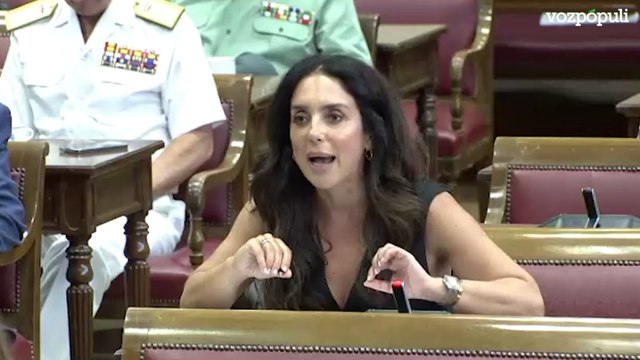 Dura réplica de la senadora de Vox a Margarita Robles