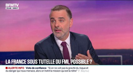 La France sous tutelle du FMI: "Il ne faut jamais l'exclure", confie Laurent Saint-Martin, ministre délégué chargé du Commerce extérieur