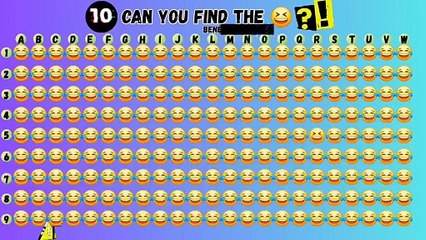 Can you find the different emoji? 😆