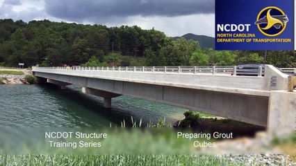 Preparing Grout Cubes