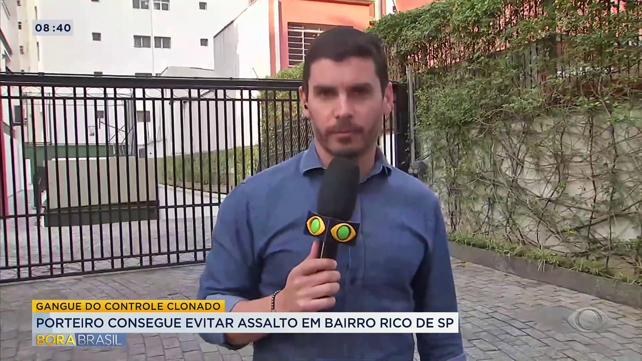 Porteiro consegue evitar assalto em bairro rico em SP