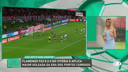 Flamengo humilha o Vitória com goleada de 8 a 0, e Carille é demitido; Jogo Aberto comenta