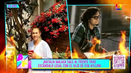 NATALIA MÁLAGA SALE AL FRENTE TRAS ESCÁNDALO LEGAL CON HIJO DE EVA | Willax