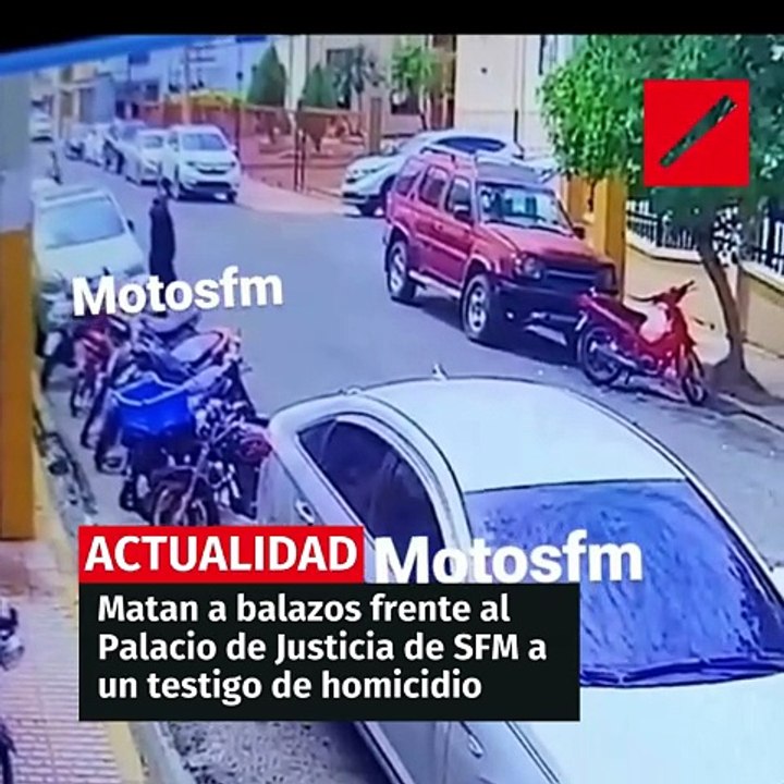 Matan a balazos frente al Palacio de Justicia de SFM a un testigo de homicidio