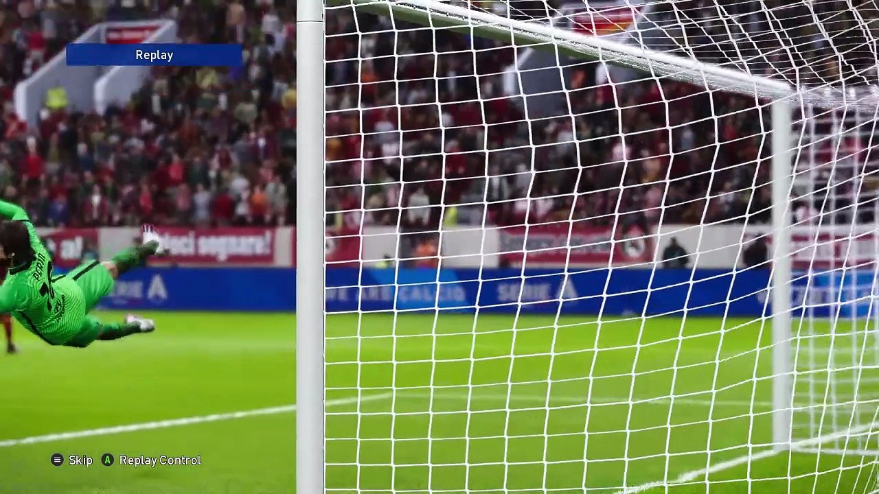 Intense Battle! AC Milan vs AS Roma – Serie A  PES 2021 Master League