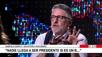 Gabriela Cerruti con Novaresio