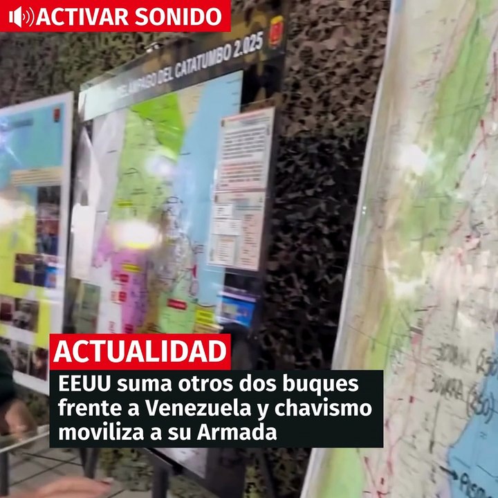 EEUU suma otros dos buques frente a Venezuela y chavismo moviliza a su Armada