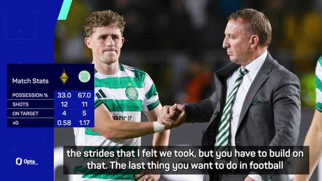 'Self-inflicted stress' - Rodgers as Celtic crash out of Champions League