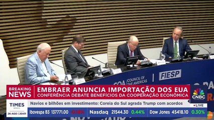 Embraer anuncia importação dos EUA; conferencia revela anúncio