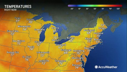 Fall-like chill returns to the Northeast