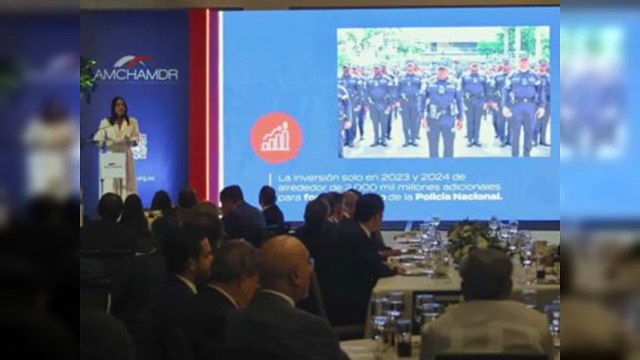 Faride Raful pide a empresarios ser aliados en seguridad ciudadana