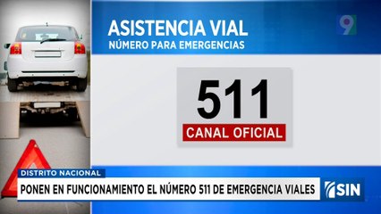511 nuevo número de asistencia vial en todo el país | Emisión Estelar SIN