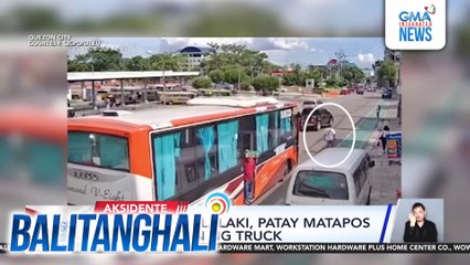 59-anyos na lalaki, patay matapos magulungan ng truck | Balitanghali