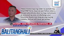 PLTGen. Jose Nartatez, Jr. sa pag-upo bilang officer-in-charge ng PNP - We just follow orders | Balitanghali
