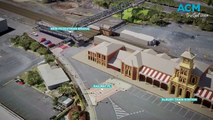 Inland Rail Albury pedestrian bridge visualisation | The Border Mail | August 27, 2025