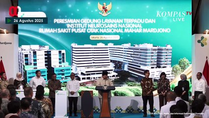 [FULL] Presiden Prabowo Resmikan RS PON Mahar Mardjono, Ingin Bangun 500 Rumah Sakit sampai 2029