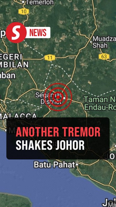 Minor 3.2 magnitude earthquake strikes Segamat, Johor
