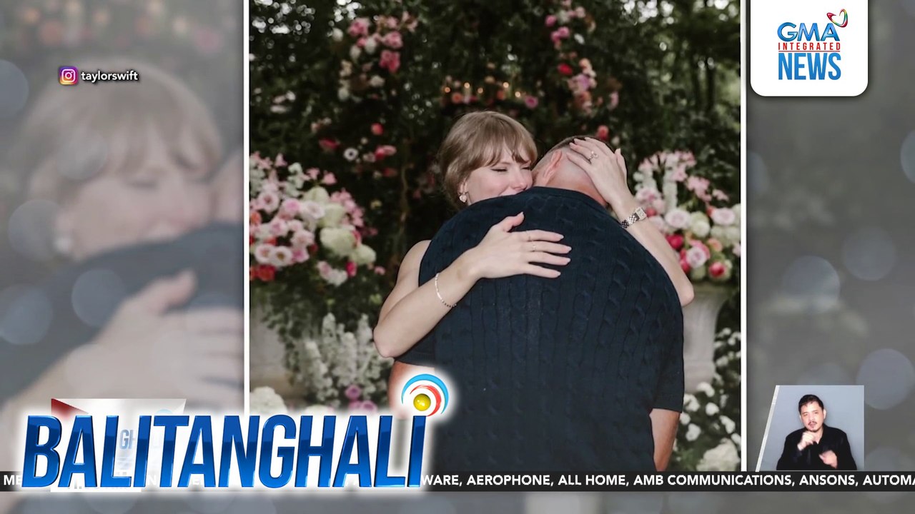 Pop superstar Taylor Swift, engaged na kay football star Travis Kelce | Balitanghali