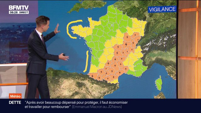 Météo: la côte ouest toujours sous vigilance vagues submersion ce mercredi 27 août