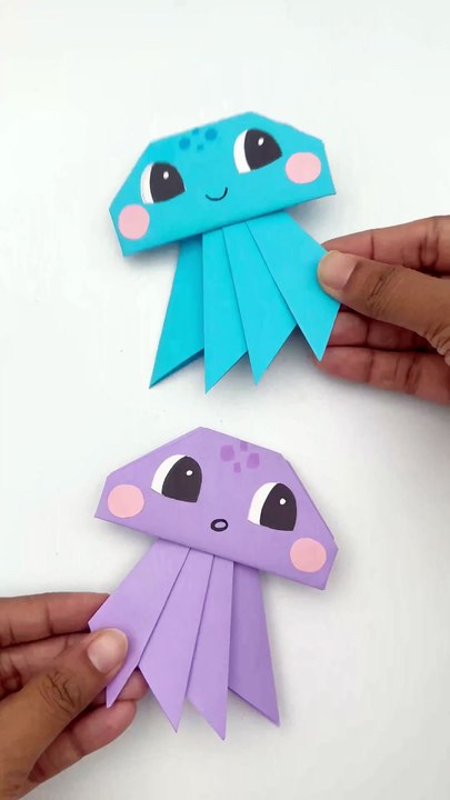 DIY Jellyfish #shorts #art #craft #youtubeshorts #amazing #papercraft #artandcraft #mini