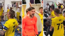 Locura en el vestuario del Bodø Glimt tras lograr su histórica clasificación para la Champions