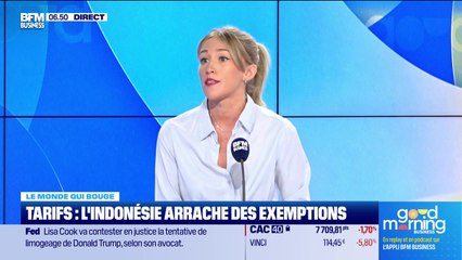 Caroline Loyer : Tarifs, l'Indonésie arrache des exemptions - 27/08