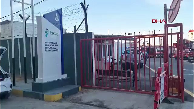 Haydarpaşa Limanı'nda gemi yangını