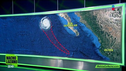 La tormenta tropical Juliette continúa alejándose por el Pacífico norte mexicano