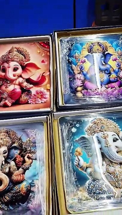Unboxing and Review of Ganesh Wall Decor Items, Religious Posters, Hindu Posters