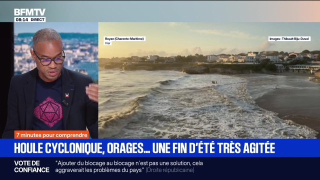 7 MINUTES POUR COMPRENDRE : Houle cyclonique, orages... une fin d'été très agitée - 27/08