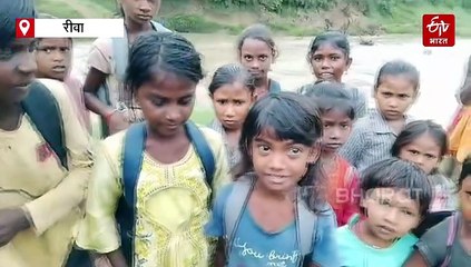 रीवा में हाथ और पैरों से करना पड़ती है नदी पार, दुनिया के टच में रहने मौत को दावत