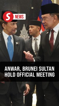 Anwar, Sultan of Brunei hold talks at Seri Perdana