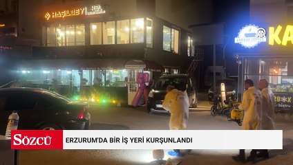 Erzurum'da iş yerine silahlı saldırı!